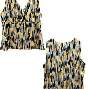 Kasper Multicolor Sleeveless Women's Top